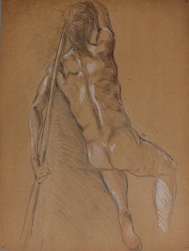 Life drawing, 1973, pencil